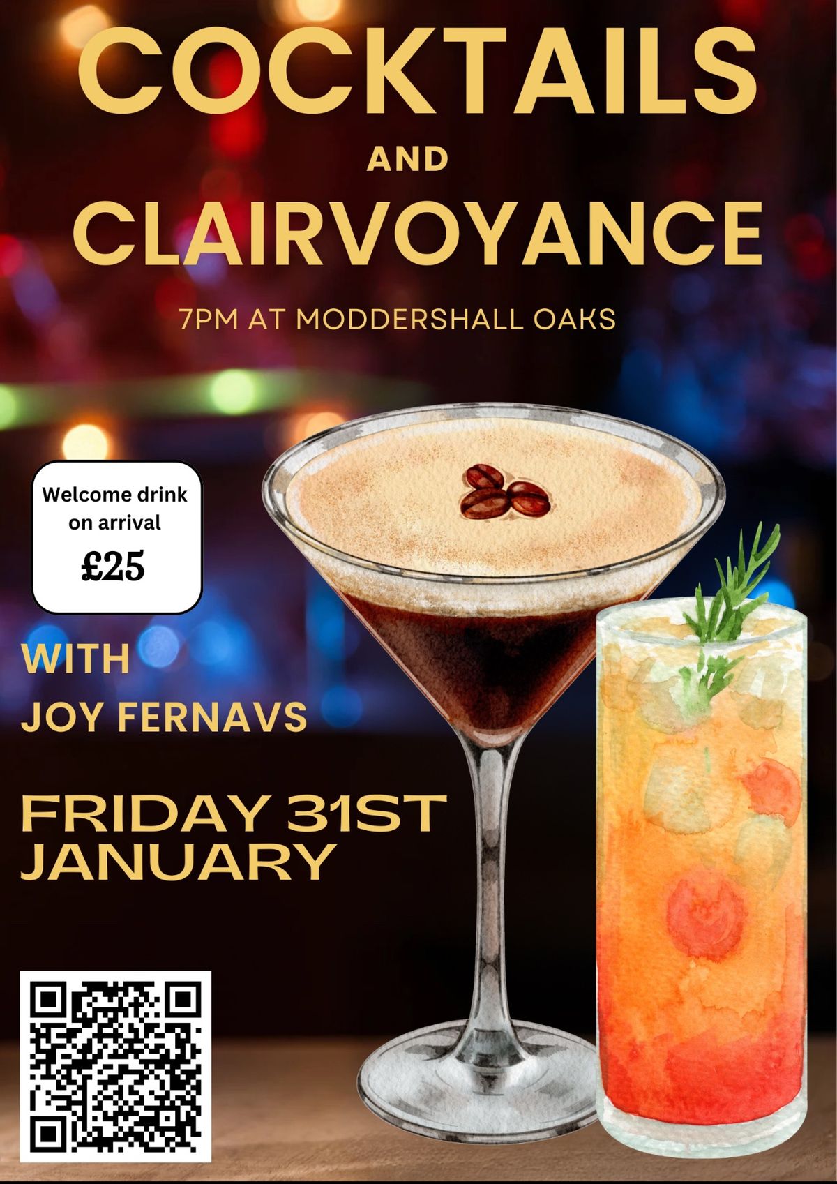 Cocktails and Clairvoyance at Moddershall Oaks Spa