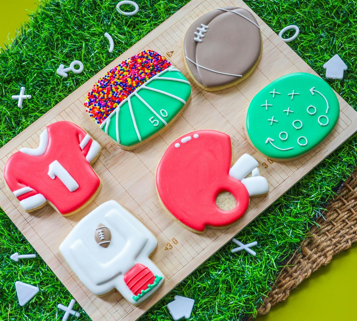 Football Sugar Cookie Decorating Class! Led by Perfectly Mixed LLC