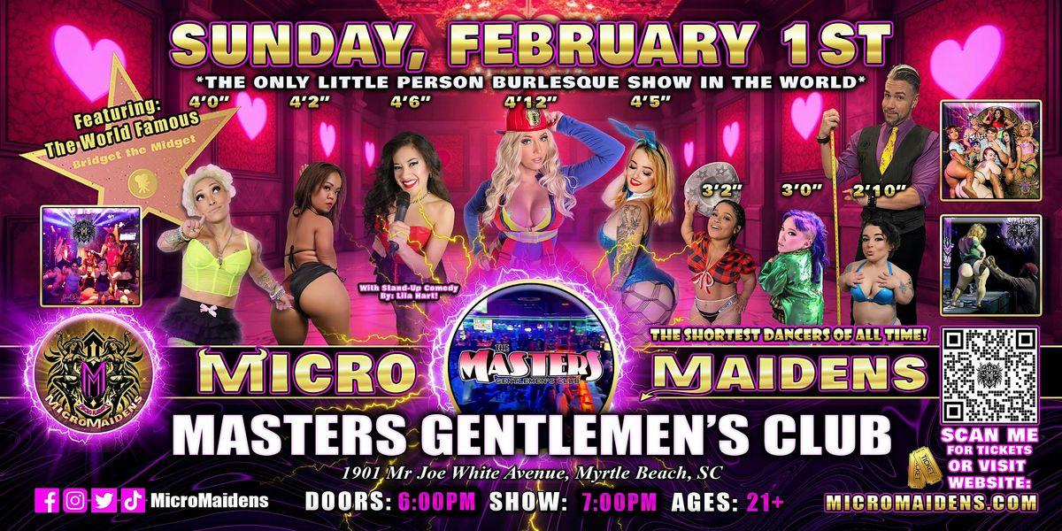 Myrtle Beach, SC  - Micro Maidens: The Show - Dwarf Dancers @Masters G Club