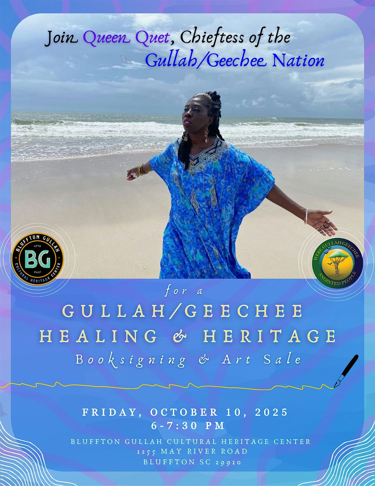 Gullah\/Geechee Healing & Heritage Book Signing and Art Sale with Queen Quet