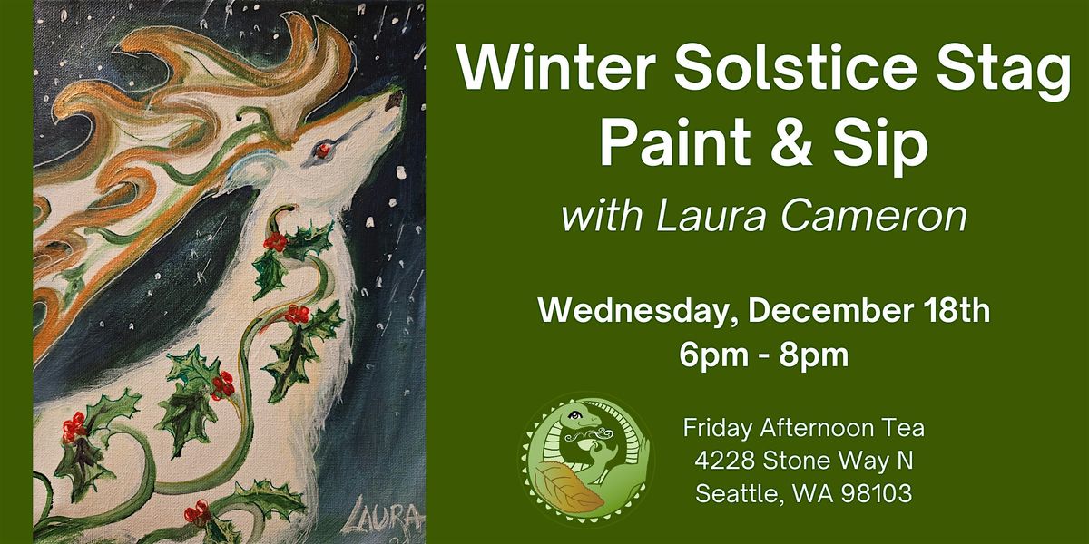 Paint & Sip: Winter Solstice Stag