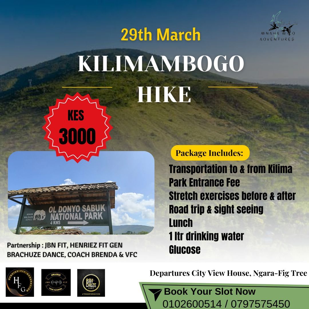 Kilimambogo Hike 