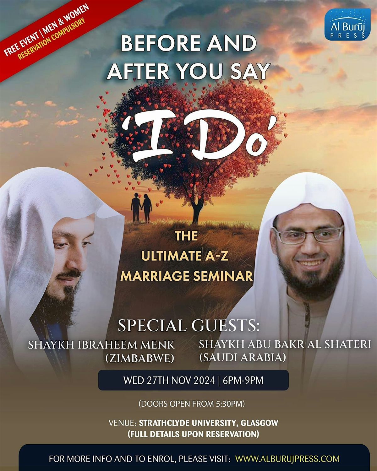 GLASGOW: Before and After you Say 'I Do': Marriage Seminar: FREE