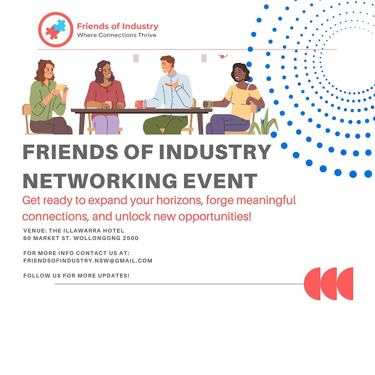 Friends of Industry Networking Event