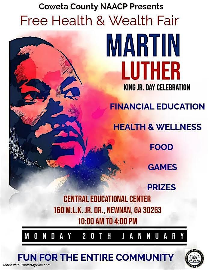 MLK Day Celebration: Free Health and Wealth Fair!!