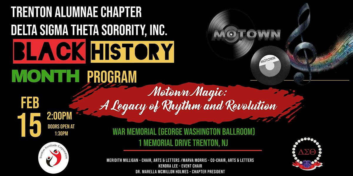 Black History Month Program - Motown Music: A Legacy of Rhythm & Revolution