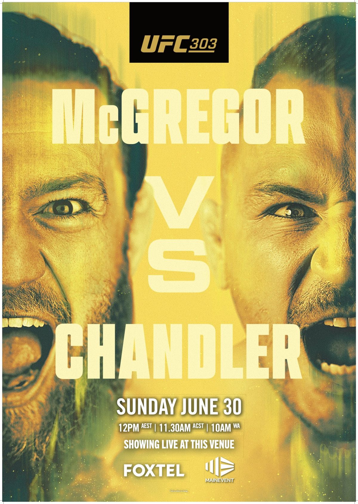 UFC303 - McGregor VS Chandler