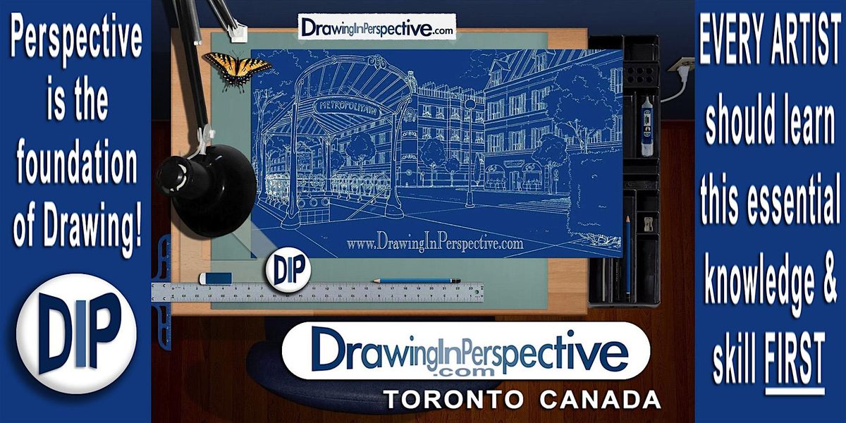 \u270f\ufe0f  DRAWING In PERSPECTIVE Art Class - BEGINNER Program TUESDAYS!