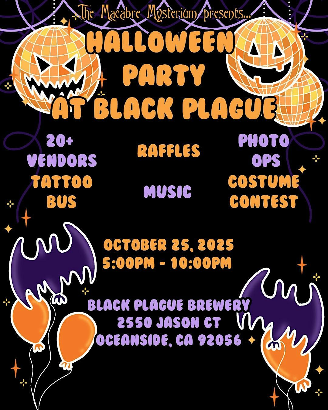 Halloween Party at Black Plague