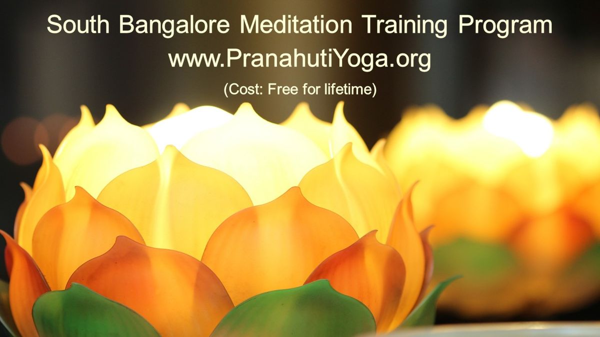 Free 1-Day Meditation Training Program-South Bangalore KA