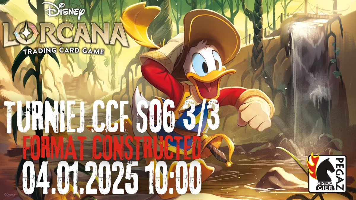 Turniej Disney Lorcana CCF S06 w formacie Constructed 3\/3