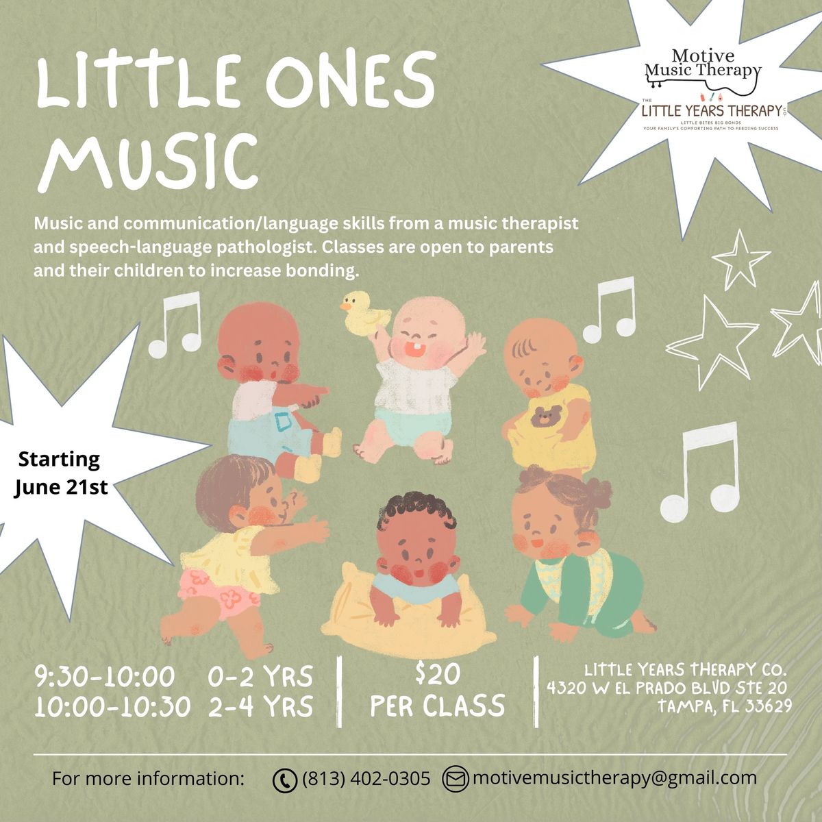 Little Ones Music 0-2 Years