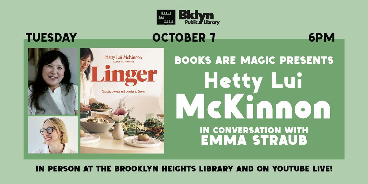 Offsite: Hetty Lui McKinnon: Linger w\/ Emma Straub