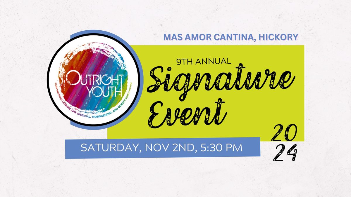 OUTright Youth's Signature Event