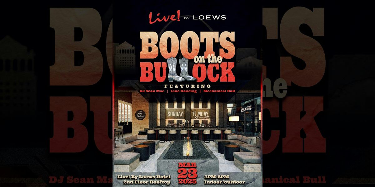 Boots on The Bullock Line Dancing Party