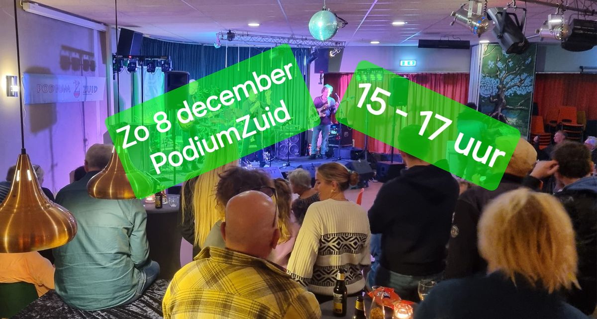 Zondag 8 december PodiumZuid