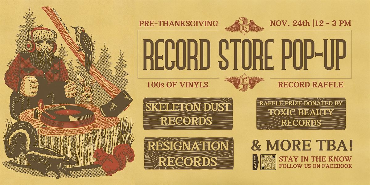 Pre-Thanksgiving RECORD STORE DAY Pop-Up