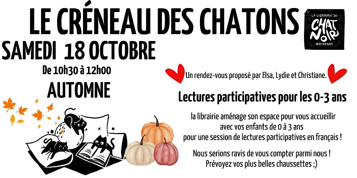 Le cr\u00e9neau des chatons - AUTOMNE (Octobre)