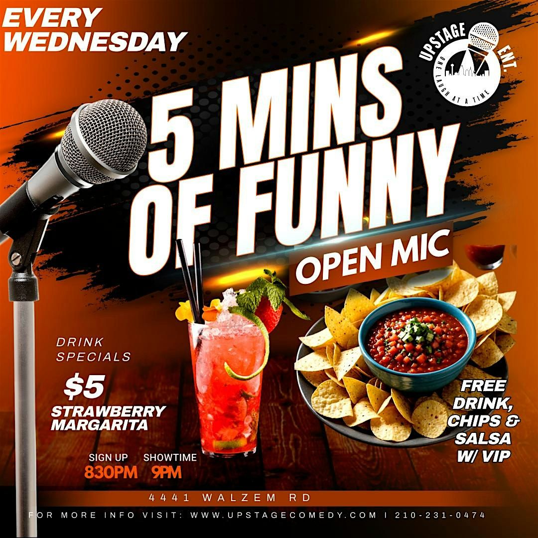 Open Mic Night "5 Mins of Funny"