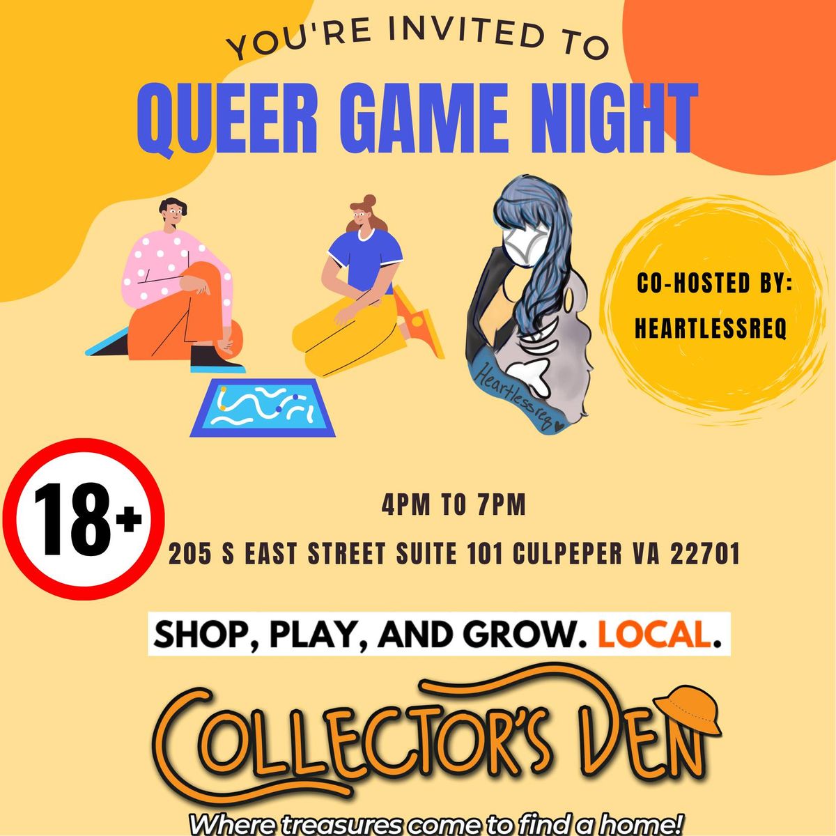 Queer Game Night @Collector's Den