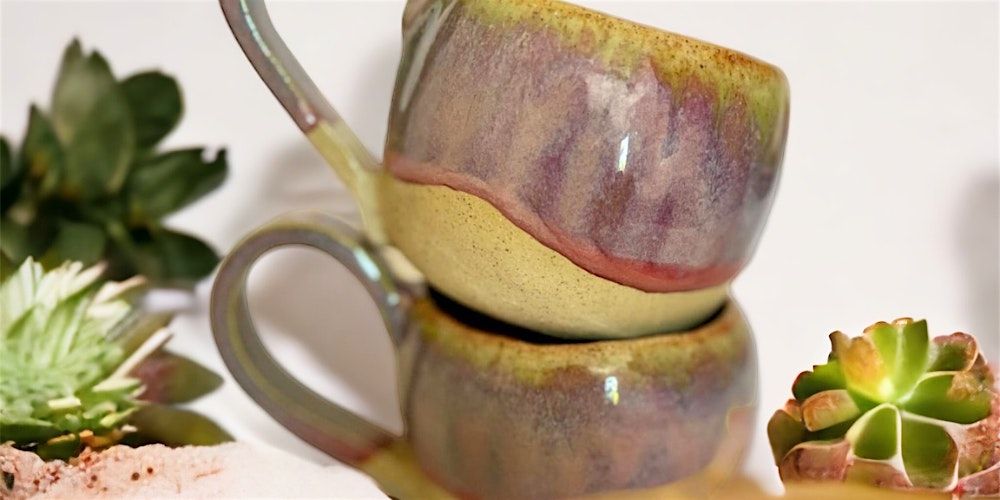 Pottery Workshop - Set of two Ceramic Mugs