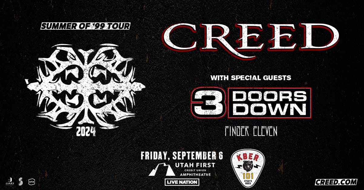 KBER 101 welcomes Creed Summer of '99 Tour with Special guests 3 Doors Down and Finger Eleven (F11)