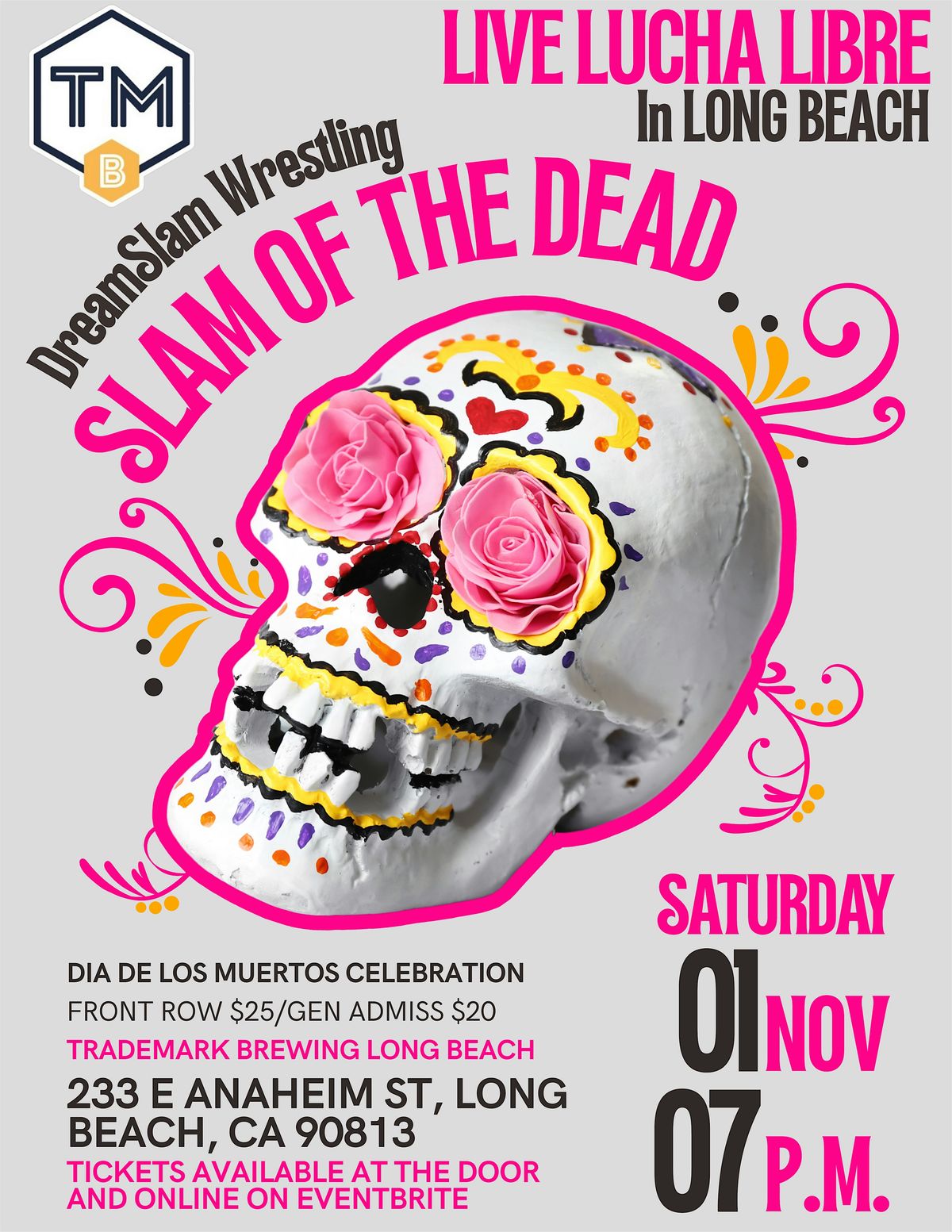 LIVE Lucha Libre WRESTLING at Trademark Brewing!