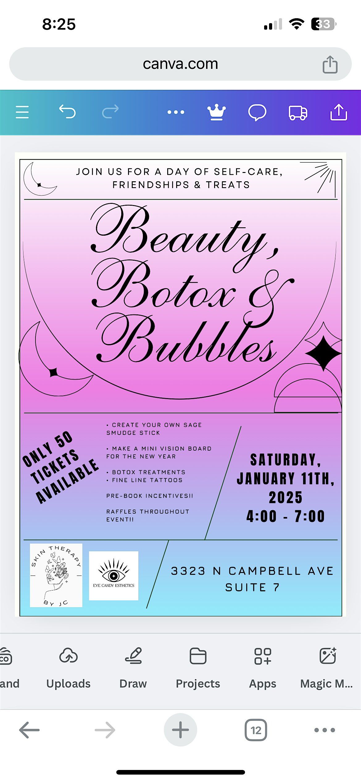 Beauty, Botox & Bubbles