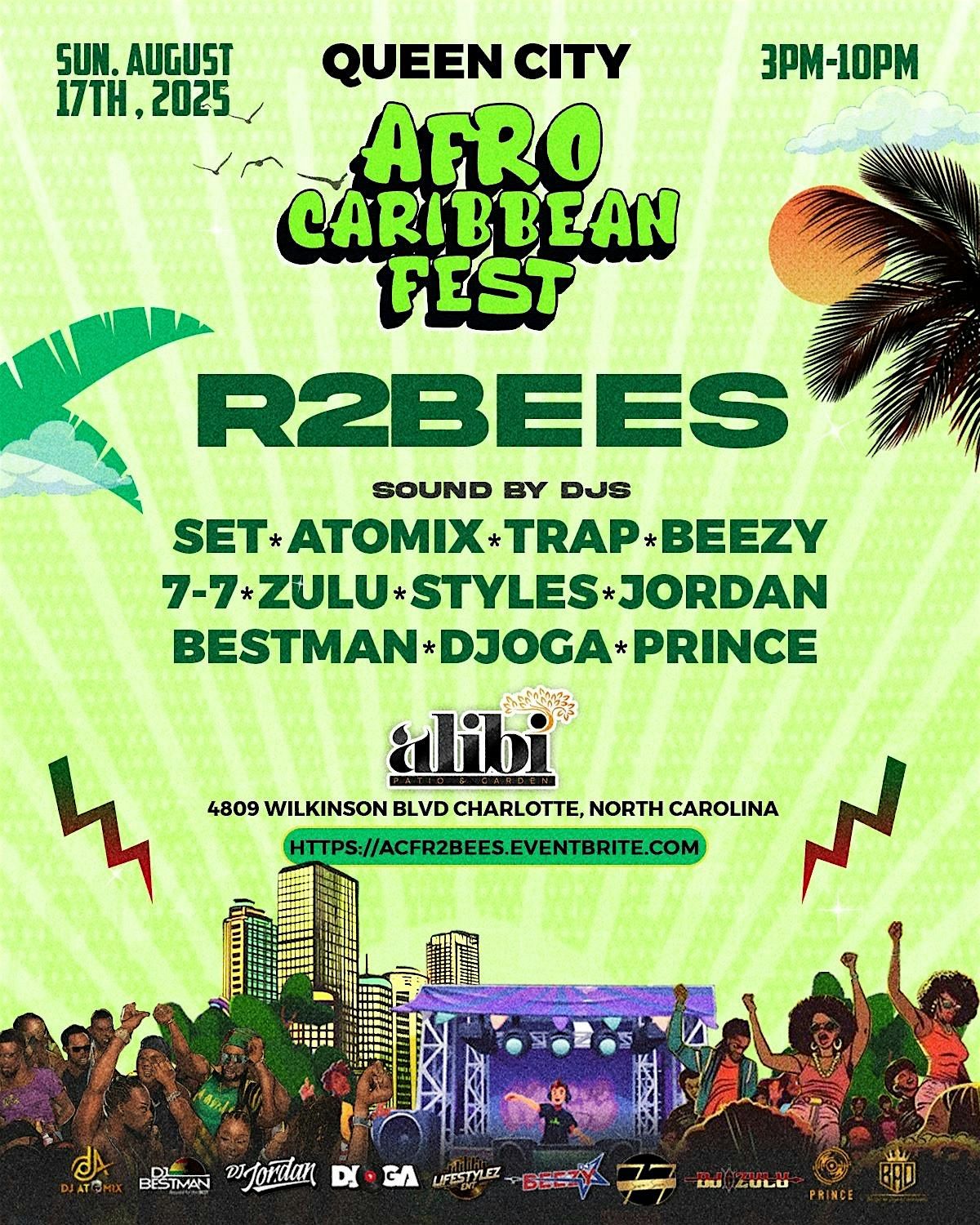 AFRO-CARIBBEAN FEST WITH R2BEES