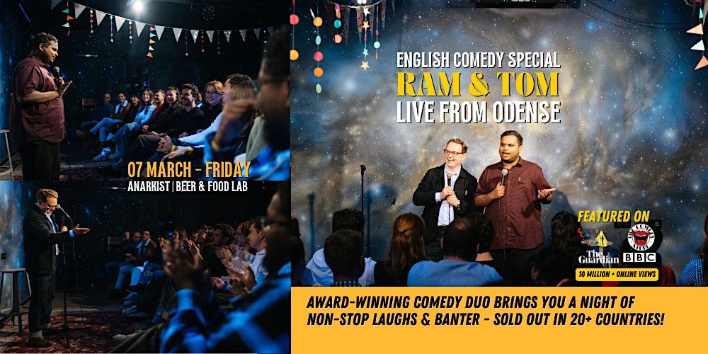 Ram and Tom - Standup Comedy Special in English - Odense