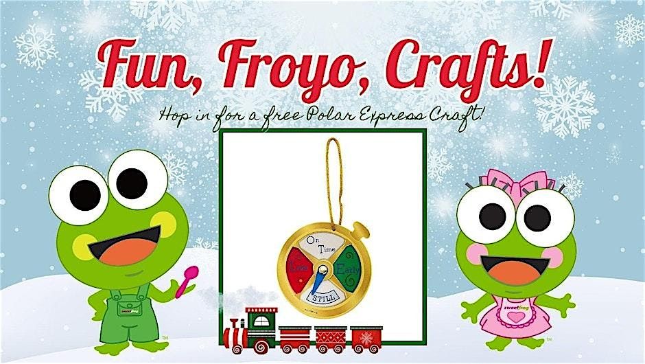 All Aboard for a Free Polar Express\u2122 Craft at sweetFrog Salisbury!