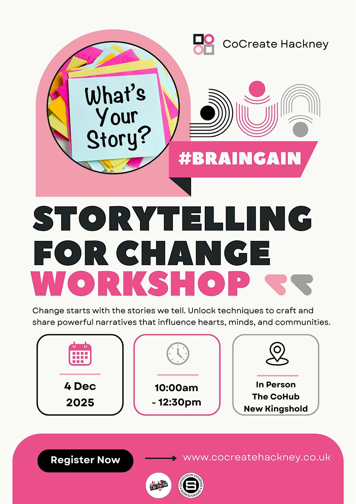 Storytelling for Change Workshop