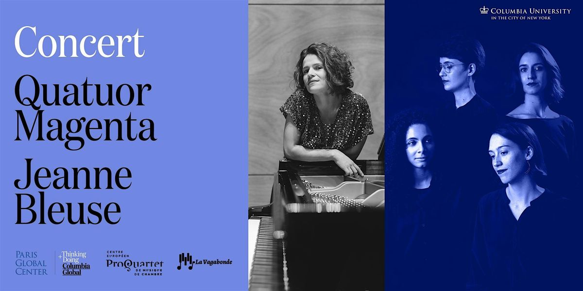 Concert : Quatuor Magenta x Jeanne Bleuse