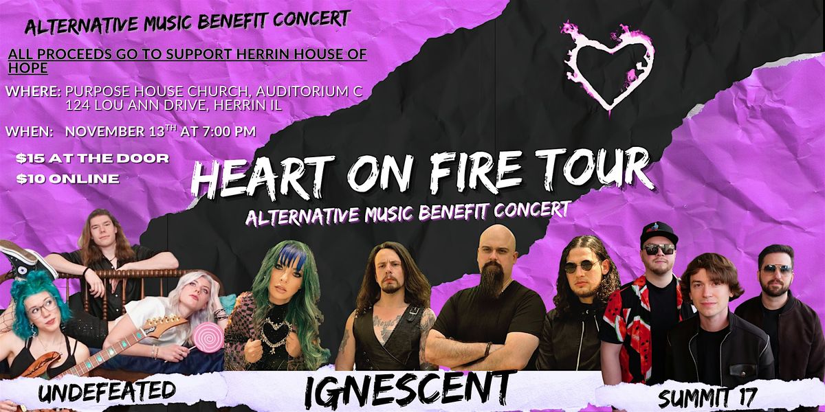 Heart on Fire Alternative Music Benefit Concert