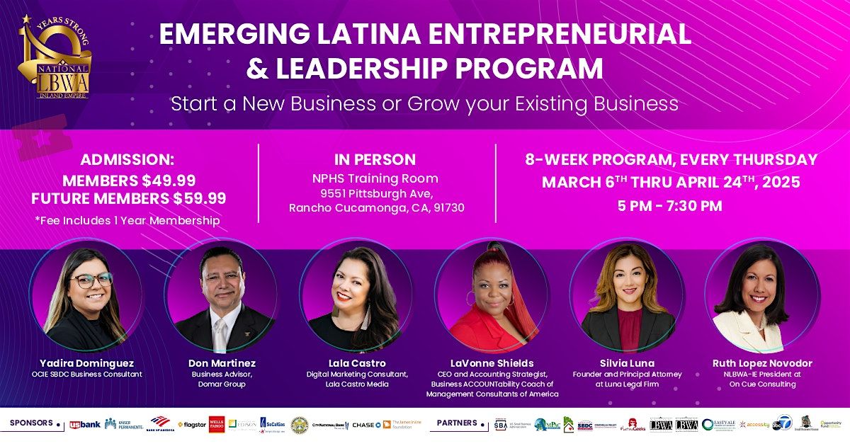 Emerging Latina Entrepreneurial & Leadership Program