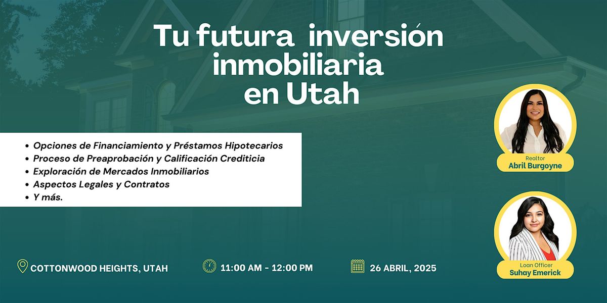 Tu futura  inversi\u00f3n  inmobiliaria  en Utah