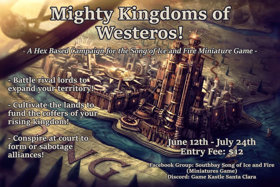 Mighty Kingdoms Of Westeros, 1350 Coleman Ave, Santa Clara, CA 95050