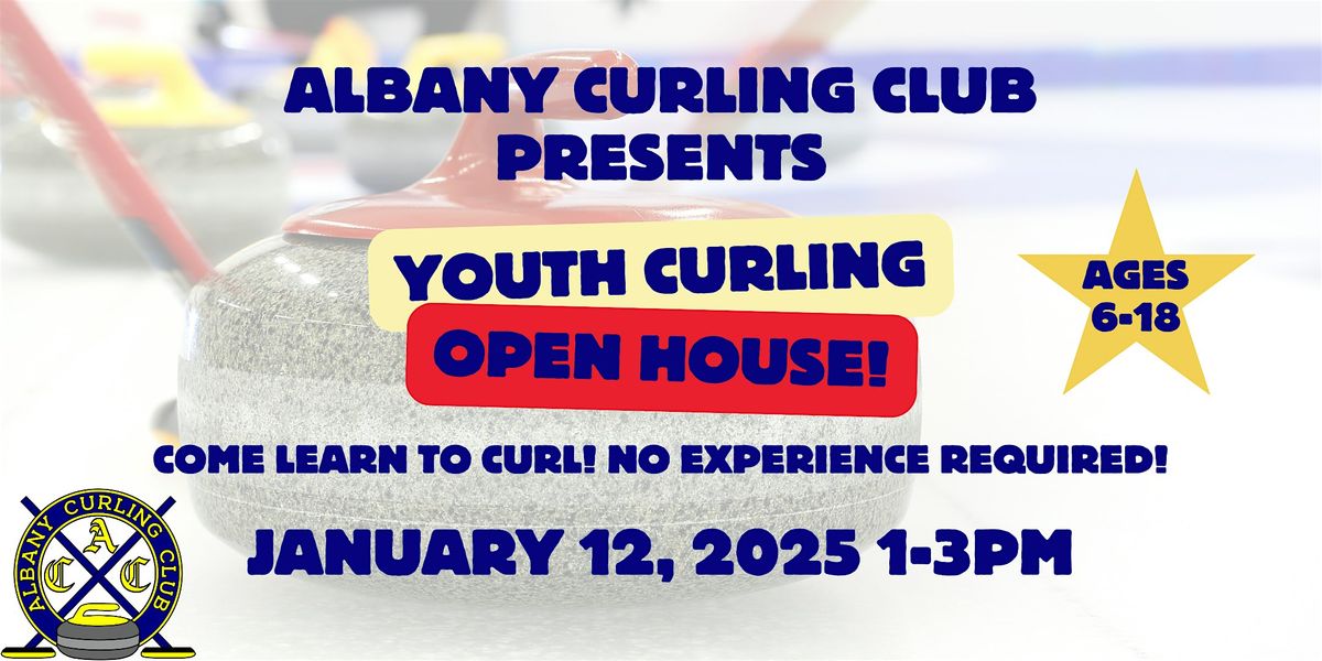 Free Youth Curling Open House. Kids Learn to Curl