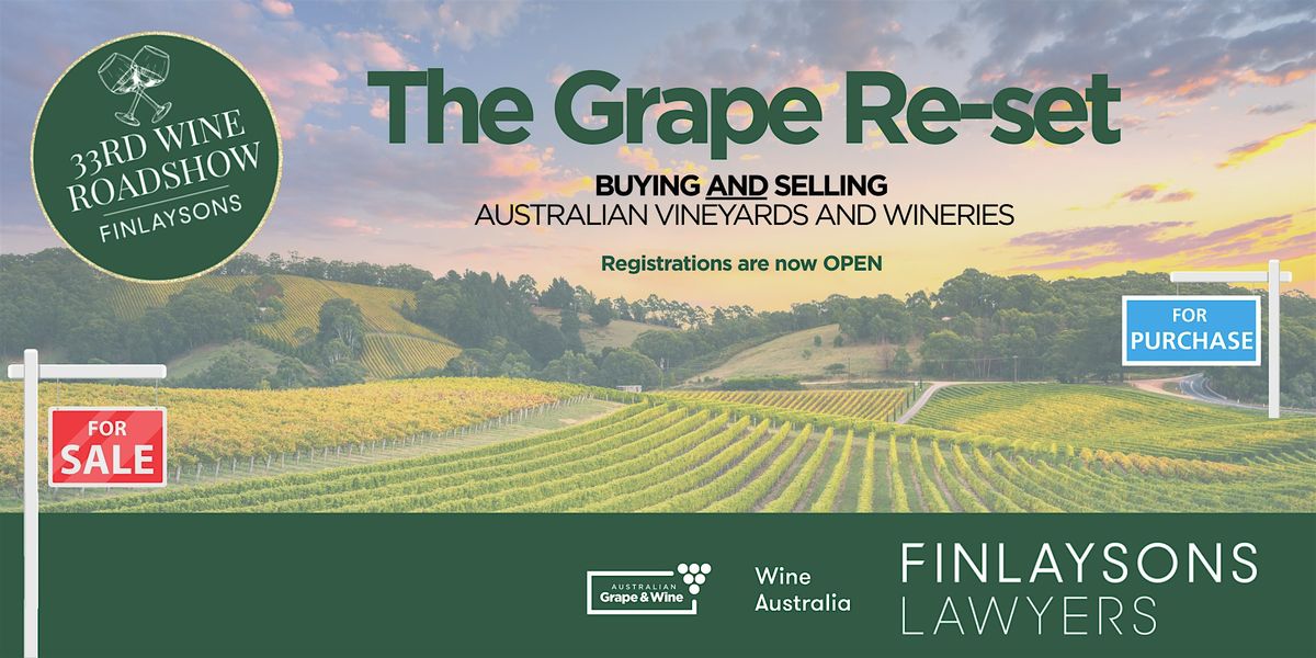 Finlaysons Wine Roadshow 33 - Tasmania
