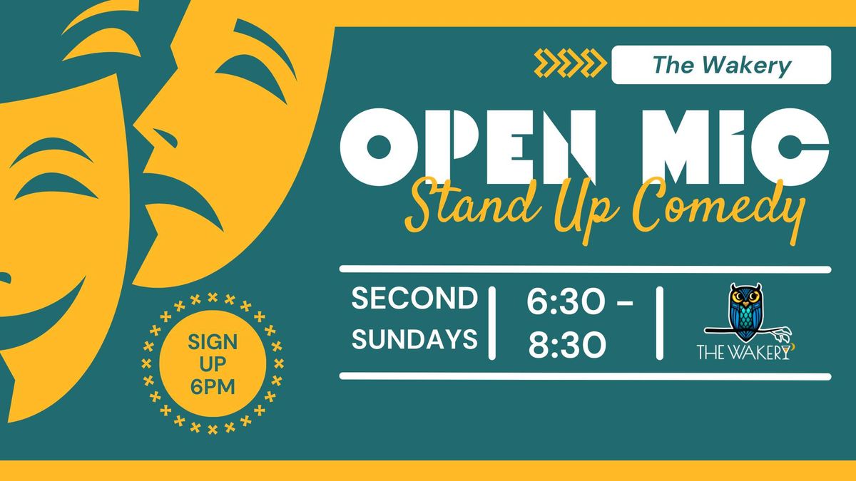 Comedy Open Mic at The Wakery 