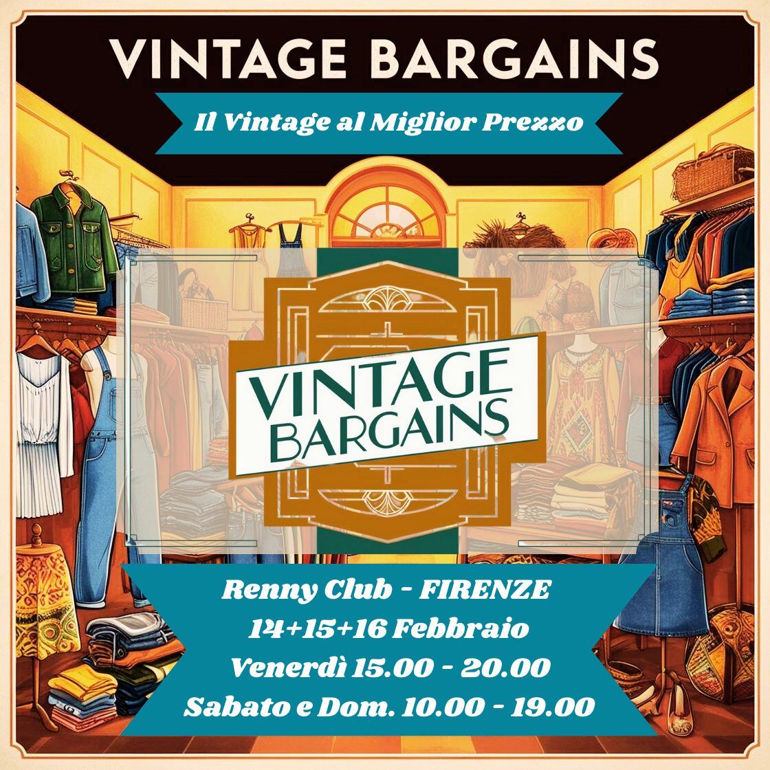 VINTAGE BARGAINS FLORENCE - 14\/15\/16 Febbraio 