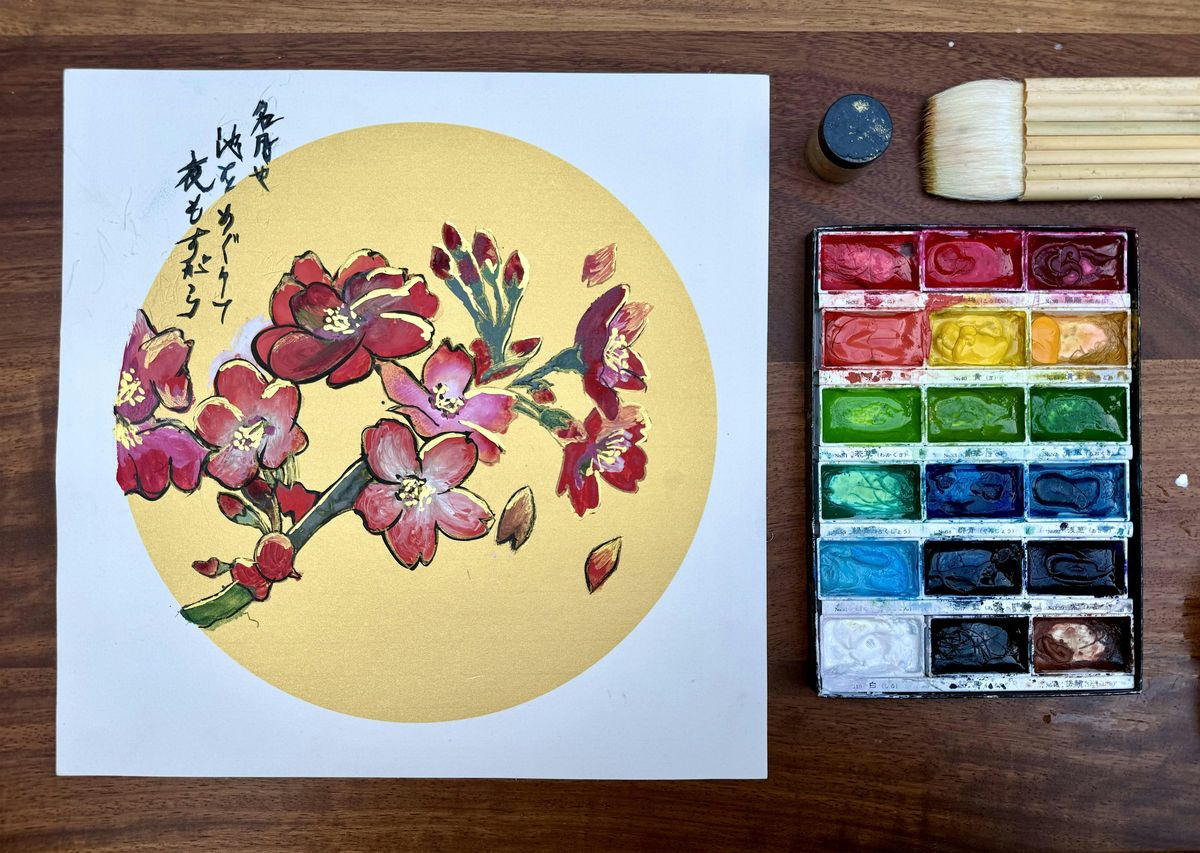 Japanese Painting Workshop & Matcha Latte's