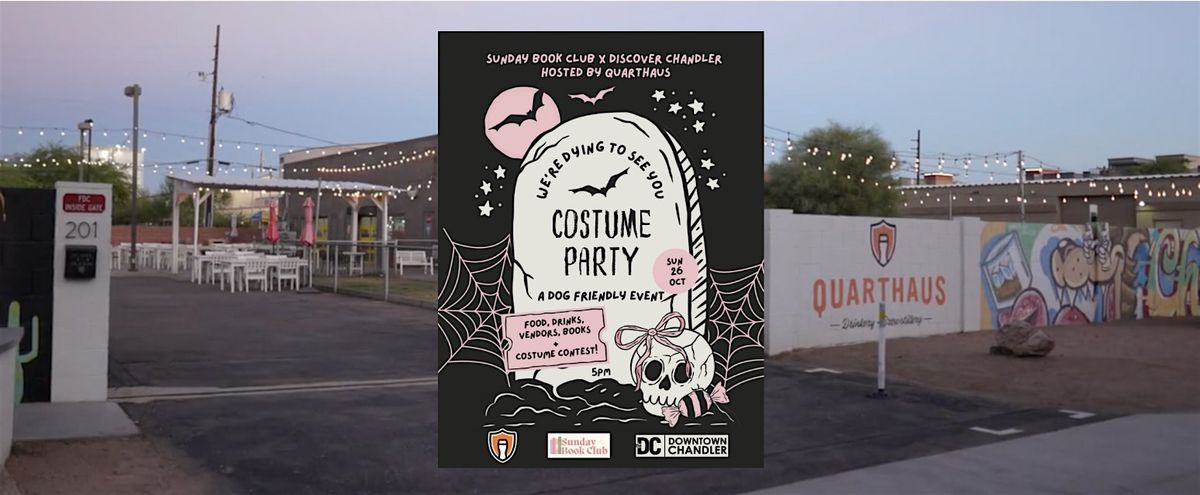 Sunday Book Club Costume Party x Discover Chandler at QuartHaus