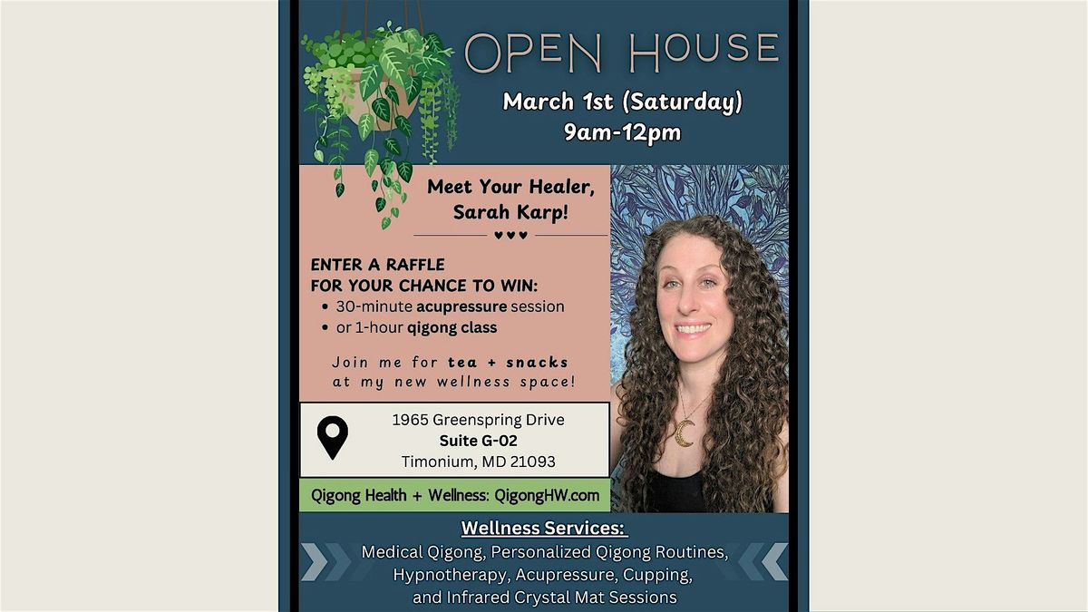 Qigong Health + Wellness Open House + Raffle! [Timonium]