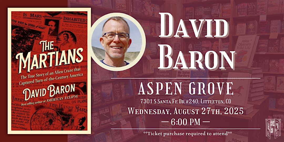 David Baron Live at Tattered Cover Aspen Grove