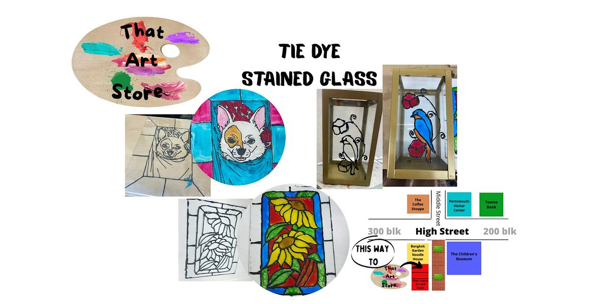 Tie Dye Stained Glass