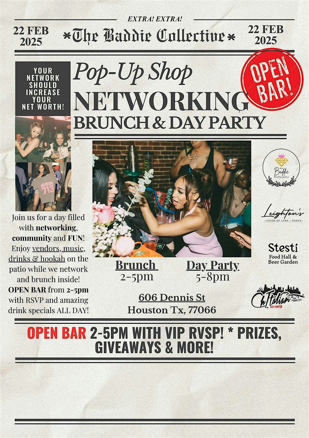 TBC: Networking and Pop-Up Day Party