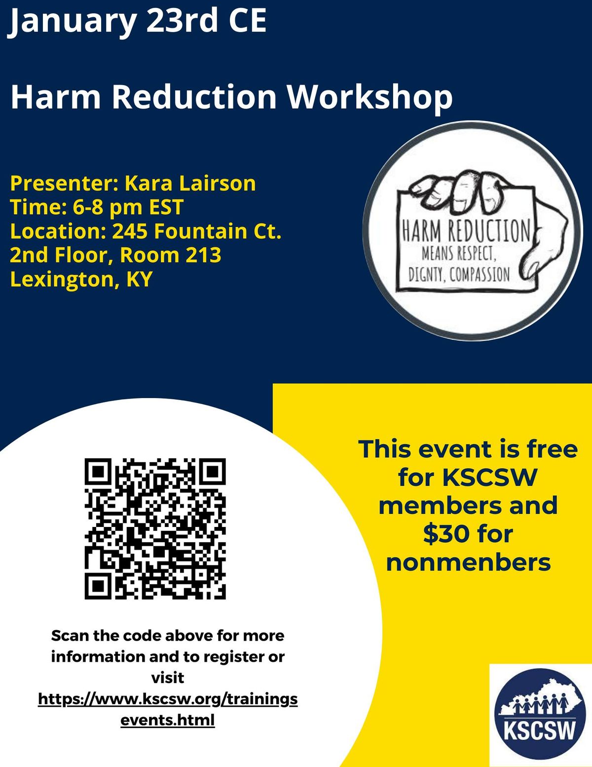 Harm Reduction Workshop