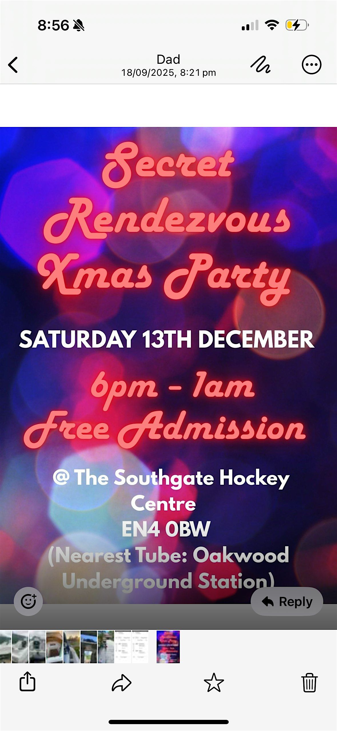 Secret Rendezvous Xmas Party 18:00-1:00