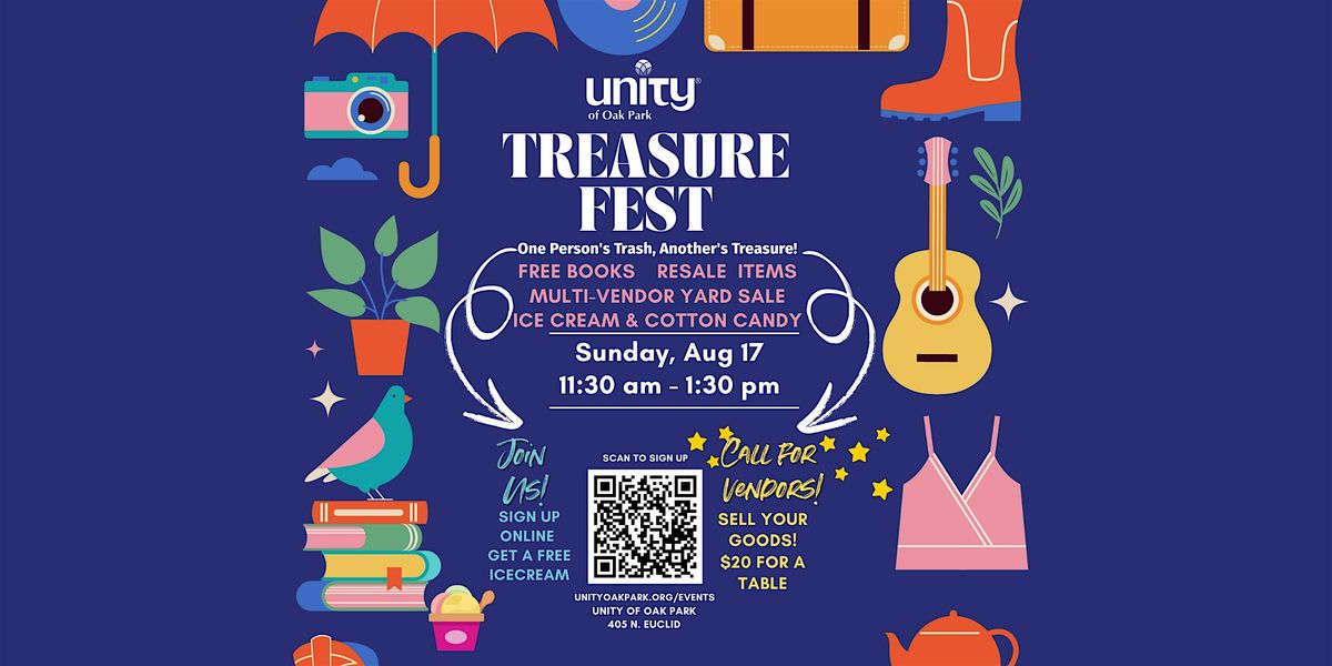 Treasure Fest - Multi Vendor Yard Sale with Book Giveaway and Fun!